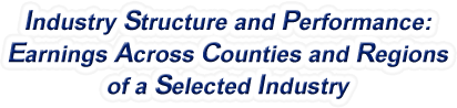 West Virginia - Earnings Across Counties and Regions of a Selected Industry